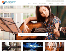 Tablet Screenshot of musicorp.com.au